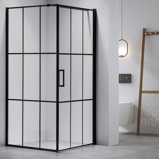 Cabina dus MBO- BS13A, 80x80cm, finisaj negru