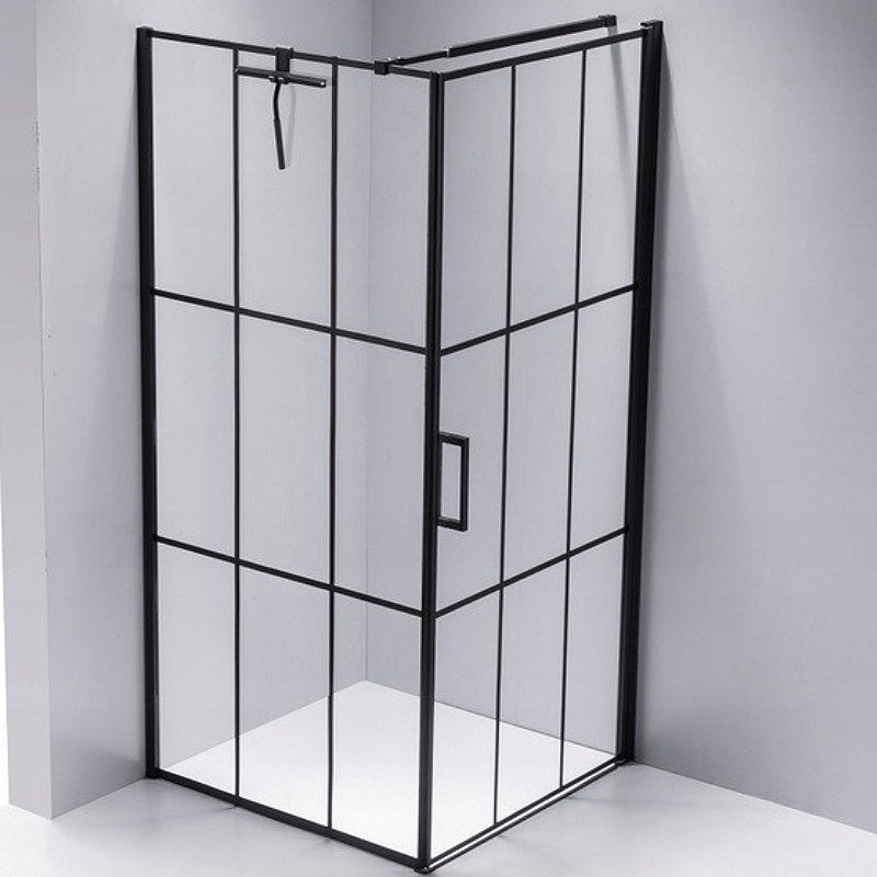 Cabina dus MBO- BS13B, 90x90cm, finisaj negru