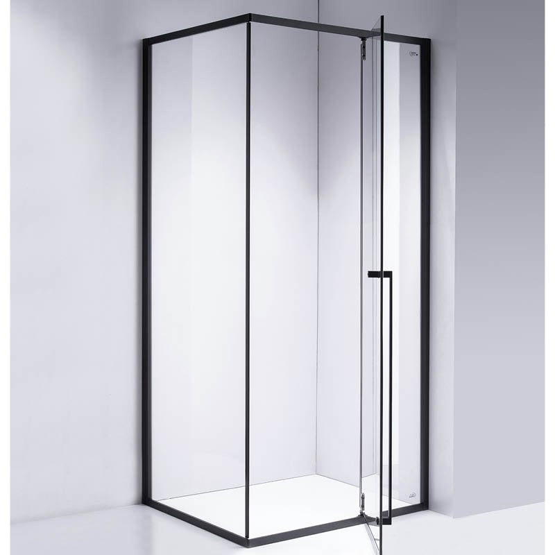 Cabina dus MBO- BS16B , 110x90cm, finisaj negru mat