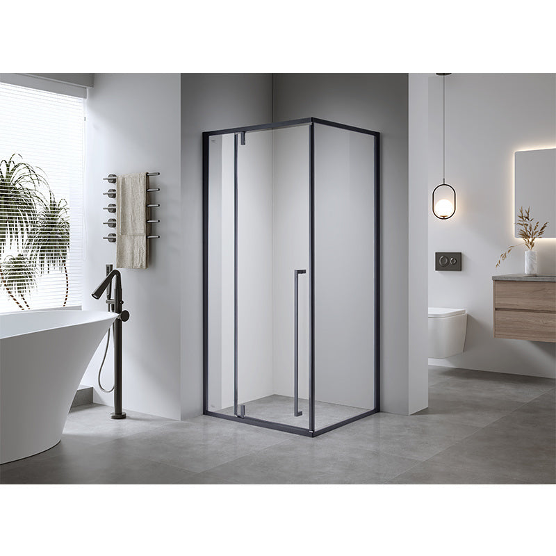 Cabina dus MBO- BS16B , 110x90cm, finisaj negru mat