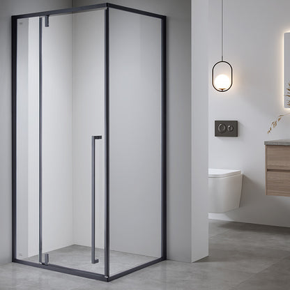 Cabina dus MBO- BS16B , 110x90cm, finisaj negru mat