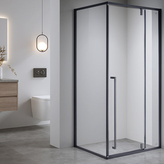 Cabina dus MBO- BS16B , 110x90cm, finisaj negru mat