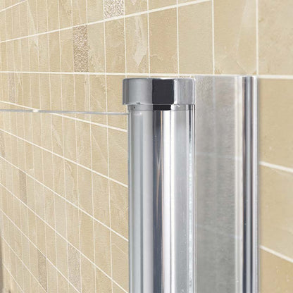 Cabina dus MBO-KZ1290A,80x80cm, finisaj crom