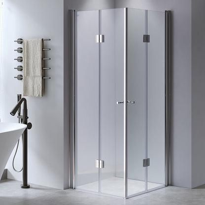 Cabina dus MBO-KZ1290A,80x80cm, finisaj crom