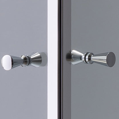 Cabina dus MBO-KZ1290A,80x80cm, finisaj crom