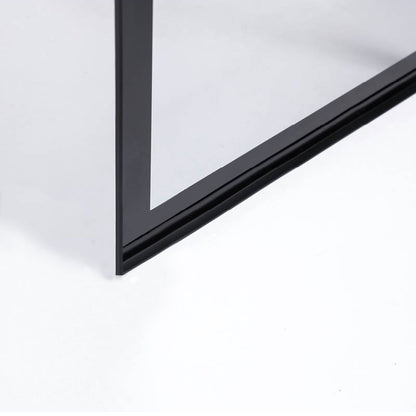 Panou dus Walk-In MBO-SH05B, 80x200cm, sticla securizata 8mm, finisaj negru mat