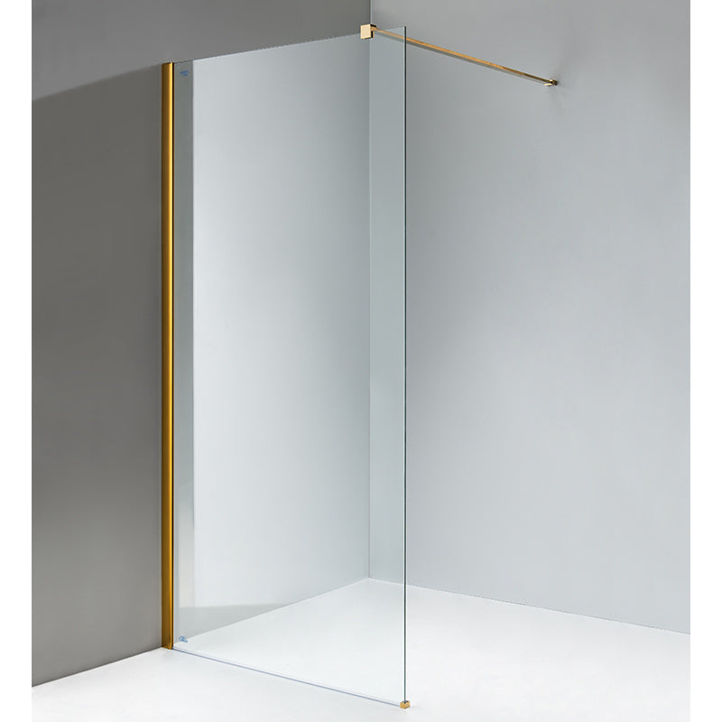 Panou dus Walk-In MBO-SH07B , 80x200cm, sticla securizata 8mm, finisaj gold