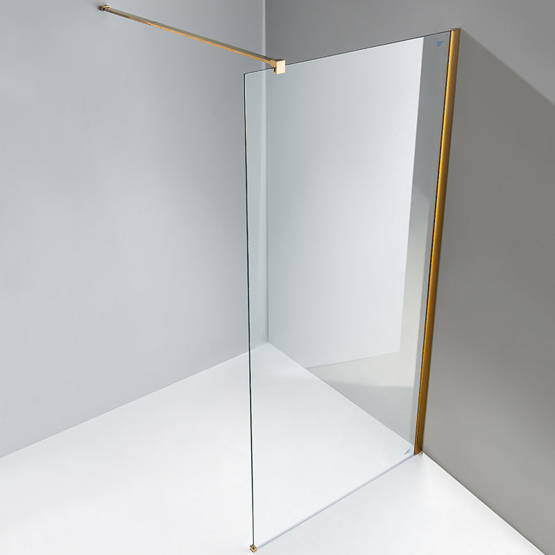 Panou dus Walk-In MBO-SH07B , 80x200cm, sticla securizata 8mm, finisaj gold