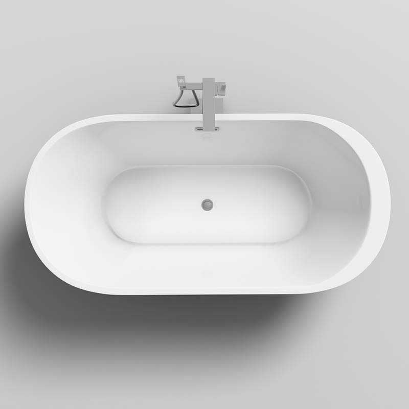 Cada freestanding Mbo-Porto Black, acril, 170x80cm