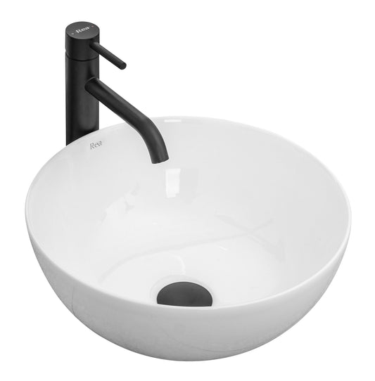 Lavoar blat Rea Stella, 36x36cm, ceramica sanitara - MarbelOn