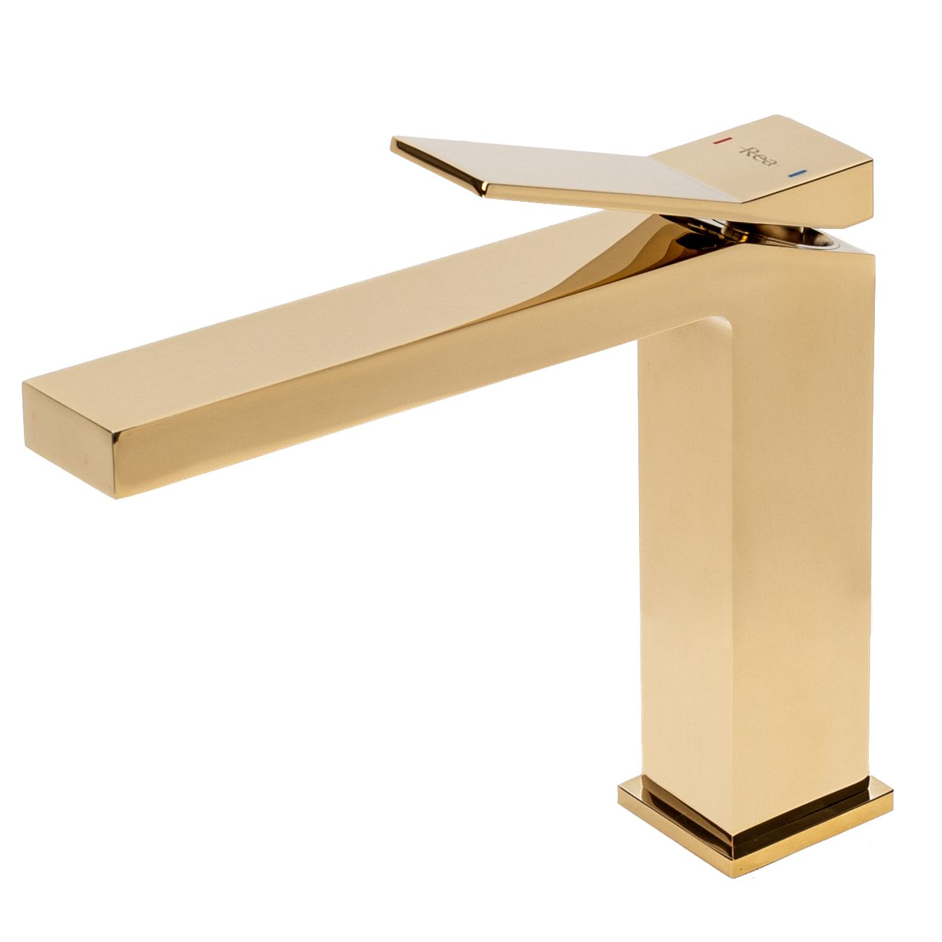 Baterie lavoar Rea Duet, 13 cm, alama, finisaj auriu - MarbelOn