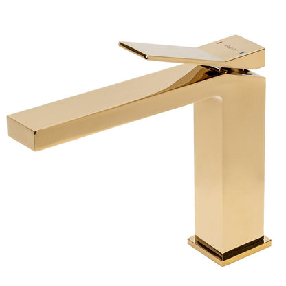 Baterie lavoar Rea Duet, 13 cm, alama, finisaj auriu - MarbelOn