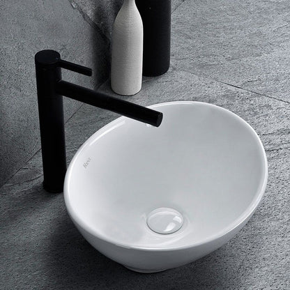 Lavoar blat Rea Sofia, 41x34cm, ceramica sanitara