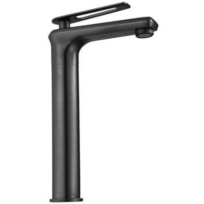 Baterie lavoar Rea Blade Old Black, 26 cm, alama, finisaj negru mat