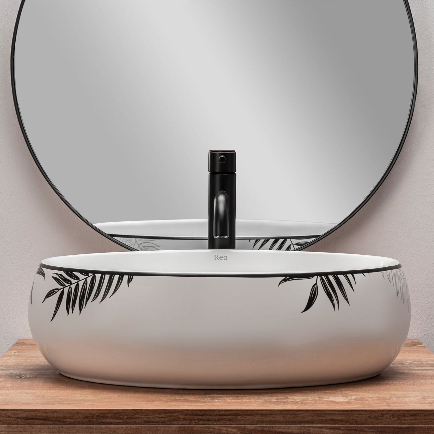 Lavoar blat Rea Shila, 46.5x31cm, ceramica sanitara - MarbelOn