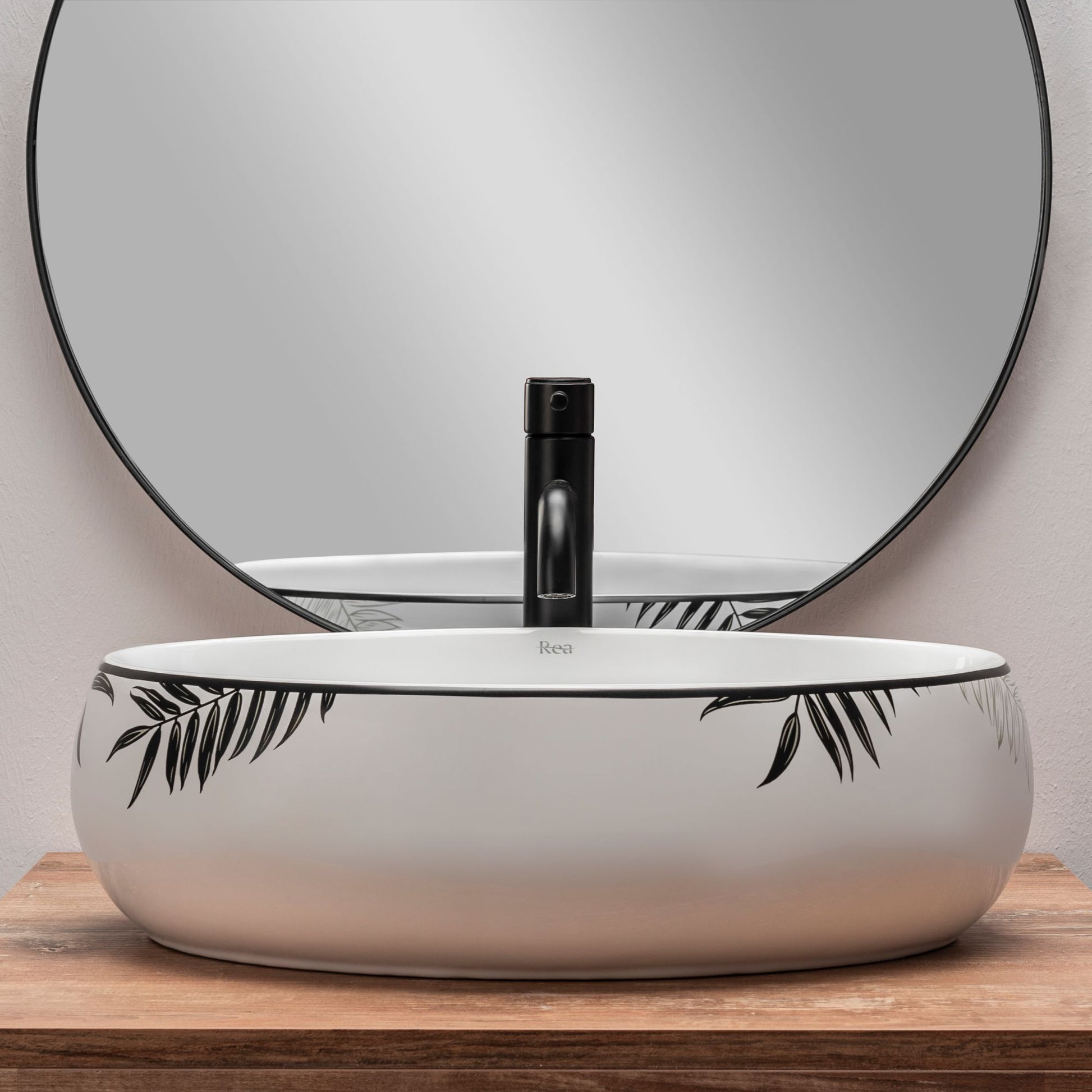 Lavoar blat Rea Shila, 46.5x31cm, ceramica sanitara - MarbelOn