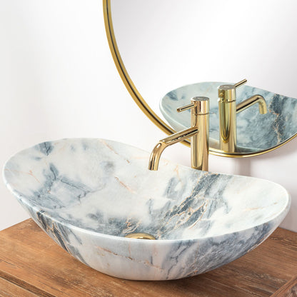 Lavoar blat Rea Royal Granit Mat, 60x36cm, ceramica sanitara - MarbelOn