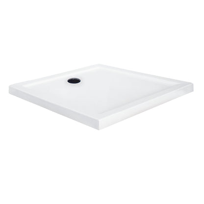 Cabina dus Lagos Black, cadita dus inclusa, sticla securizata 5 mm, finisaj negru - MarbelOn