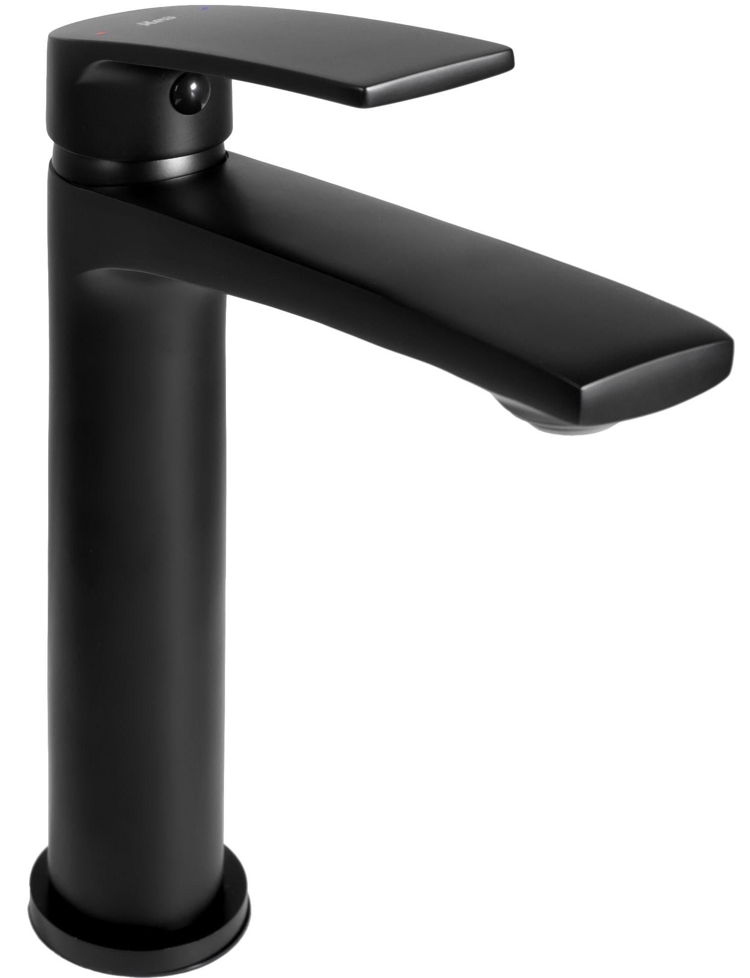 Baterie lavoar Rea Luppo, 17 cm, alama, finisaj negru mat - MarbelOn