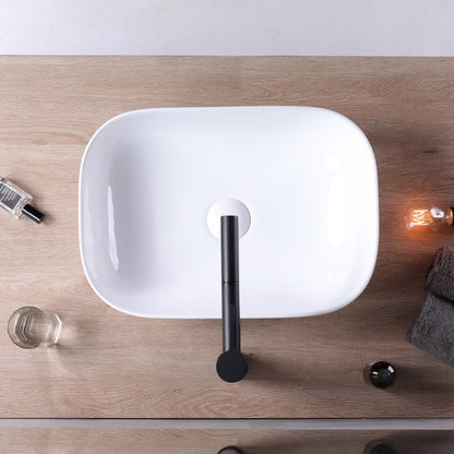 Lavoar blat Rea Mona Slim, 50.5x40cm, ceramica sanitara - MarbelOn