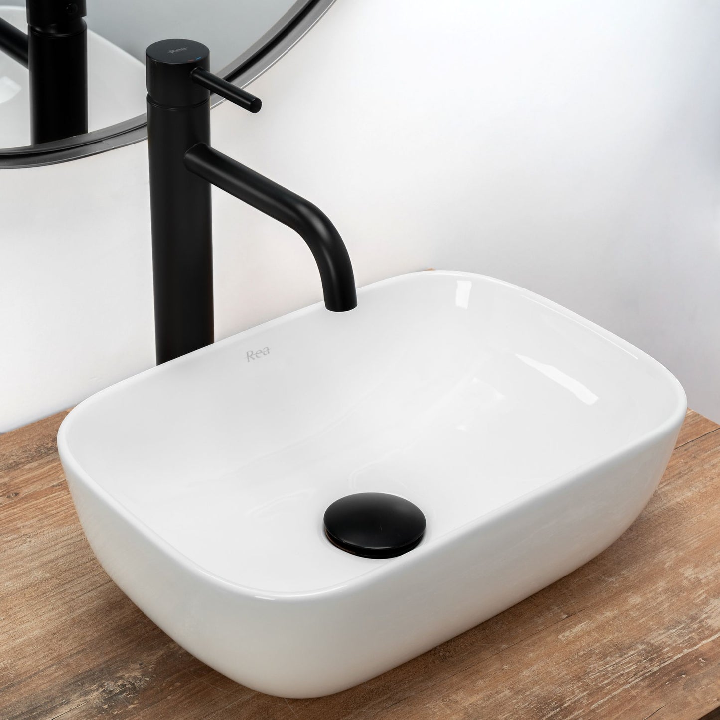 Lavoar blat Belinda Mini, 37x25cm, ceramica sanitara