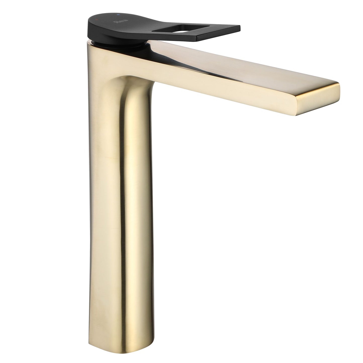 Baterie lavoar Rea Soul Gold, 29 cm, alama, finisaj auriu&negru mat