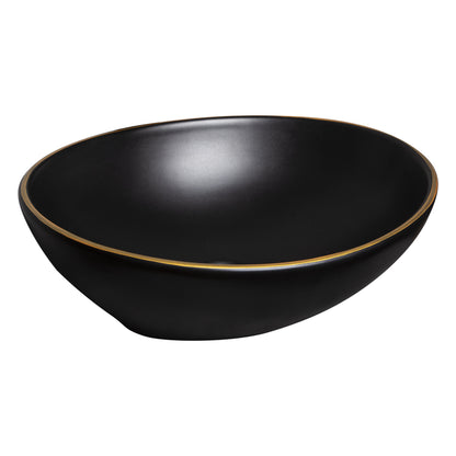 Lavoar blat KR-707 Gold Edge, ceramica, 41x33cm
